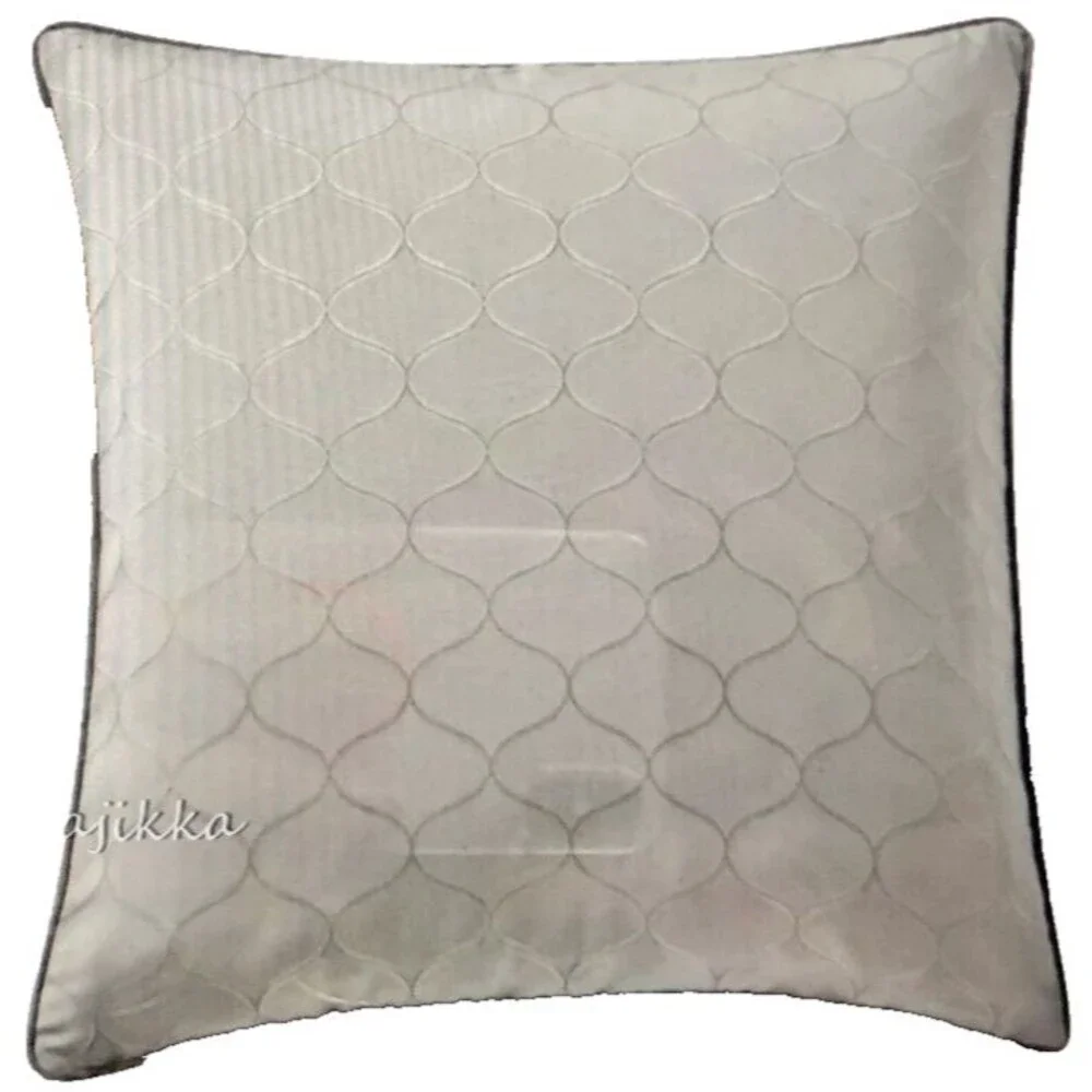 Luxury Waterford Danehill Euro Pillow Sham Shams Set of 2 Blue Oyster Gray 26x26